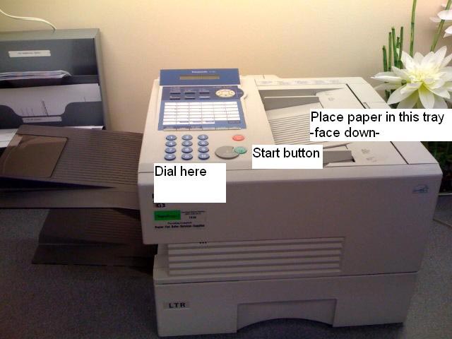 Purchasing Process Fax Machine
