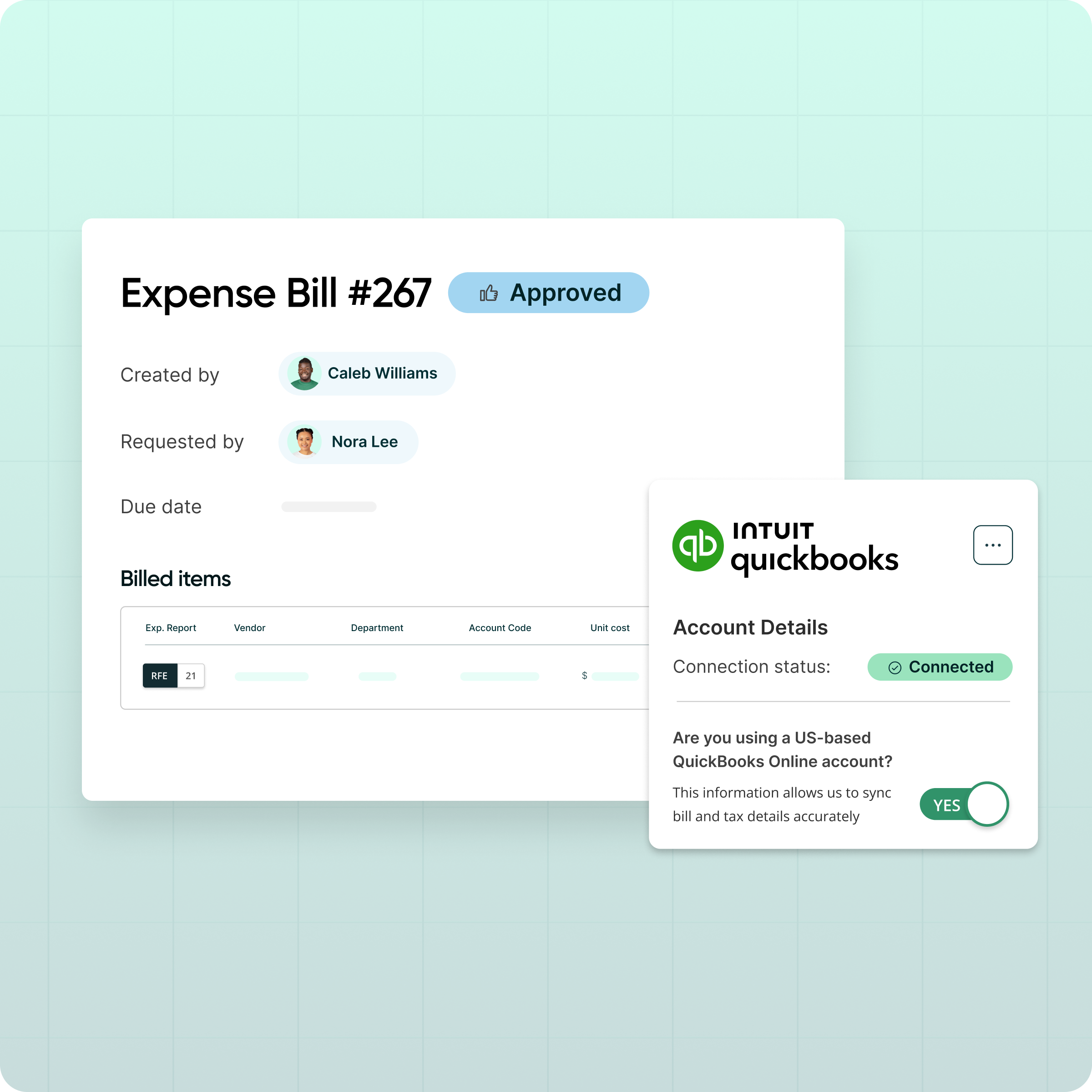 Product Launch - QBO Integration - Square Image (1) Expense Management QBO Integration