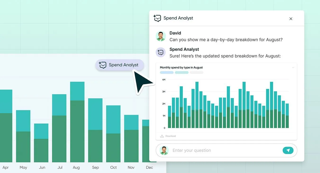 Spend Insights Launch | Spend analyst image Spend Insights Launch | Spend analyst image