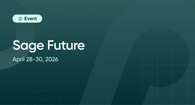 Sage Future 2026 | Procurify Gold Sponsor