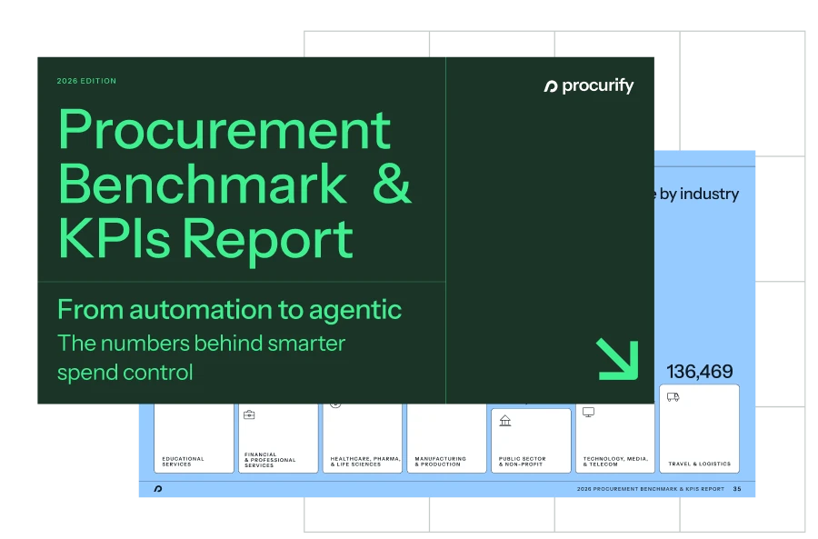 Procurement Benchmarks 2026: Compare Your KPIs to $30B+ Spend Data