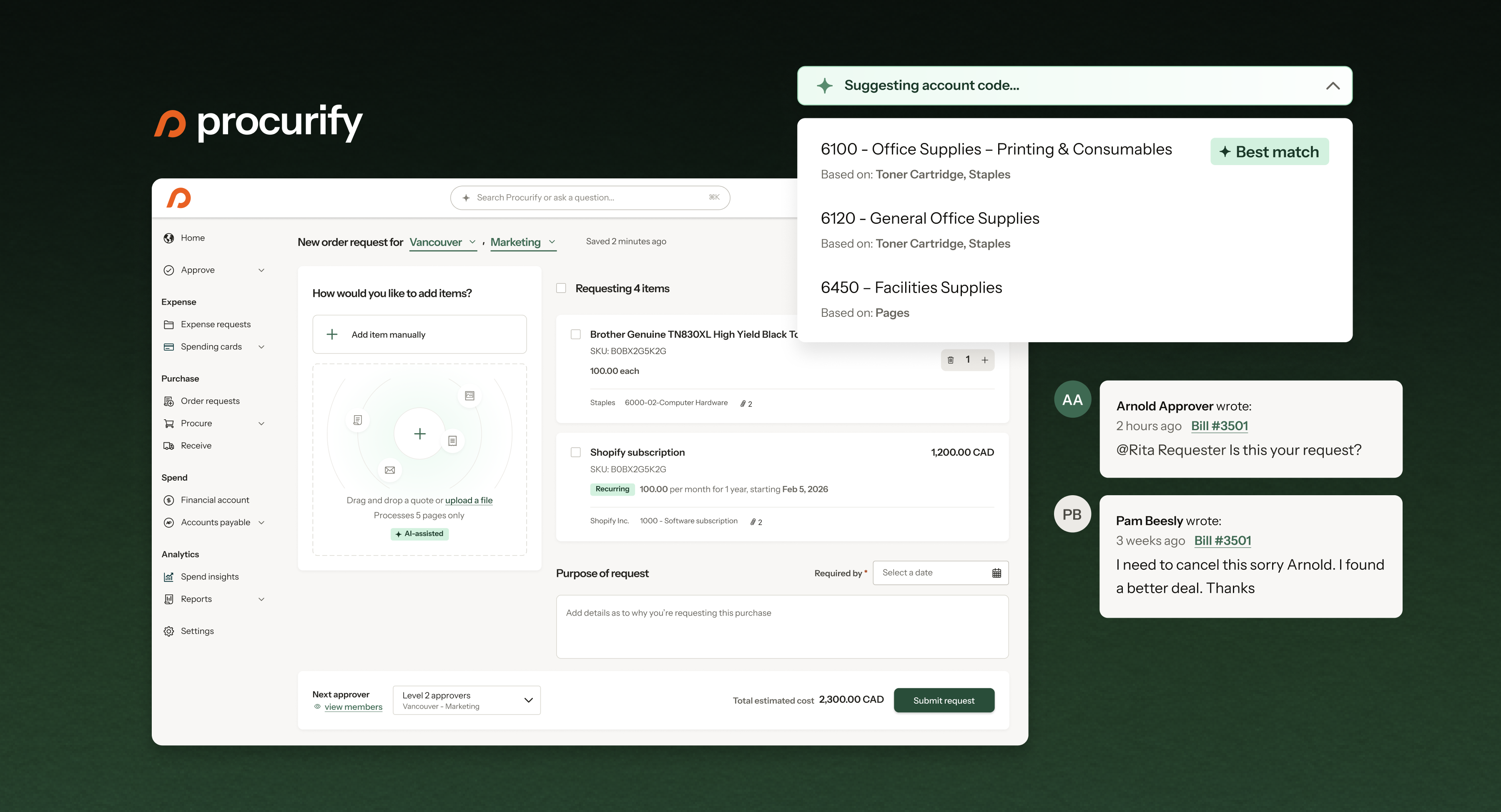 A fresh look for Procurify